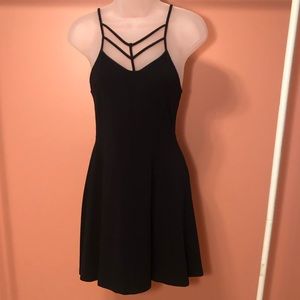 Express Black Cotton Cocktail Dress Size Small
